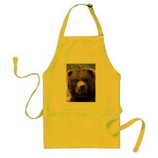 Tablier Ours gris Bear-017, ours gris