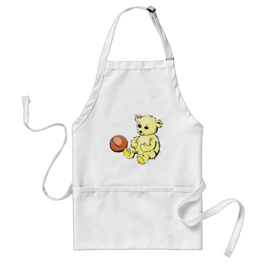 Tablier Ours Jaune Teddy (Devant)