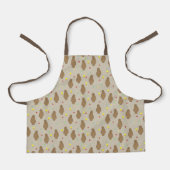 Tablier Ours mignon et motif de glace (Recto)