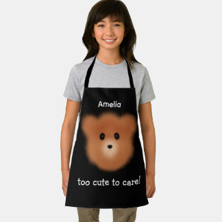 Tablier Ours mignon personnalisé