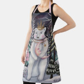 Tablier Ours polaire et lune d'hiver (Insitu)