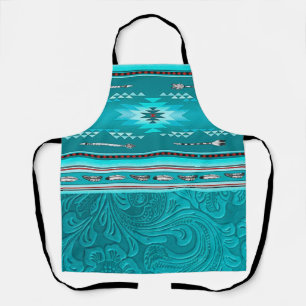 Tablier Outil en cuir Turquoise Tribal Navajo