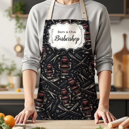 Tablier Outils de barbier traditionnels Soins classiques d