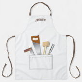 Tablier Outils de charpentier Fun menuisier menuiserie (Recto)