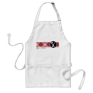 Tablier Outils de charpentier rouge