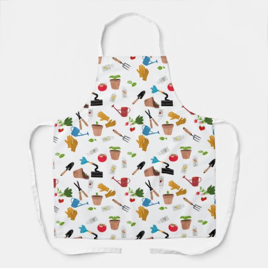 Tablier Outils de jardinage Plante jardinier Motif (Recto)