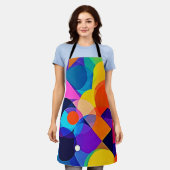 Tablier Overlapping Hues: Abstract Fusion (Porté)