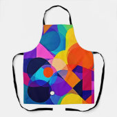 Tablier Overlapping Hues: Abstract Fusion (Recto)