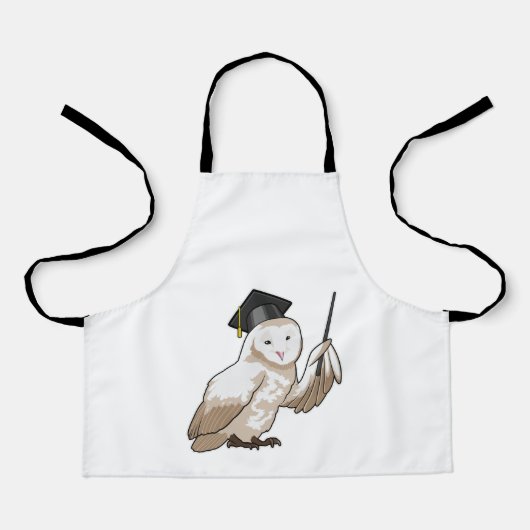 Tablier Owl as Teacher with Pointer (Recto)