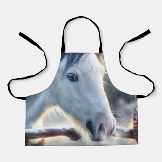 Tablier Owl Horse et Beautful (Recto)
