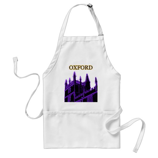 Tablier Oxford Angleterre 1986 spirales de construction (Devant)