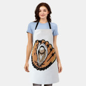 Tablier Oyster Baseball Seafood Baseball Sport Lover (Porté)