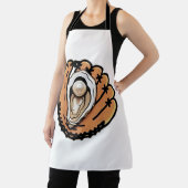 Tablier Oyster Baseball Seafood Baseball Sport Lover (Insitu)