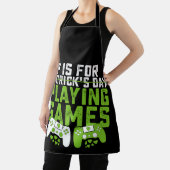 Tablier P Est Pour Jouer Jeux Gamer Jeu St Patrick's (Insitu)