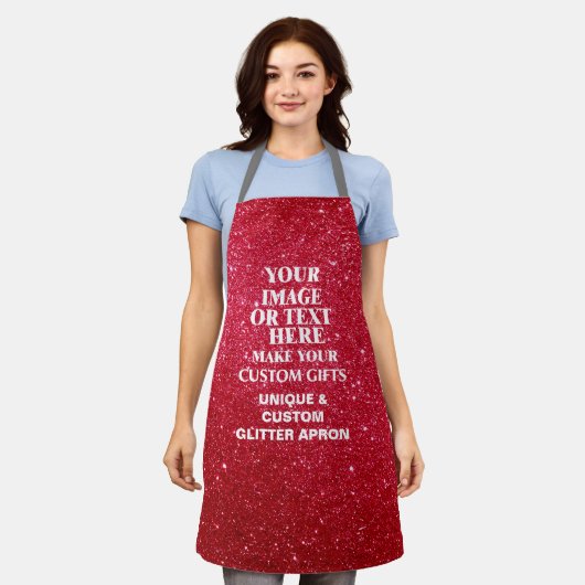 Tablier Pailleté Pour Dames - Cadeau Unique de Bli (Porté)