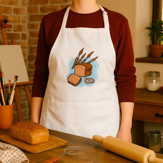 Tablier Pain complet rustique Cuisine de ferme