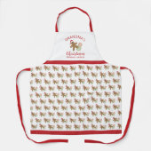 Tablier Pain d'épice de Noël Cookie de l'homme (Recto)