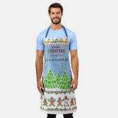 Tablier Pain d'épices Baking Noël Souvenirs Meilleure gran (Porté)