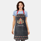 Tablier Pain d'épices Cuisine Chalkboard Vacances Typograp (Porté)