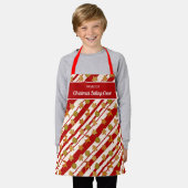 Tablier Pain d'épices de Noël de l'équipage Cookies Monogr (Porté)