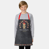 Tablier Pain d'épices de vacances Homme Baking Crew Chalkb (Porté)