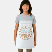 Tablier Pain d'épices Nom Bleu Cookie Baking Noël (Insitu)