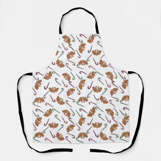 Tablier Pain d'épices Squelette Bat (Recto)