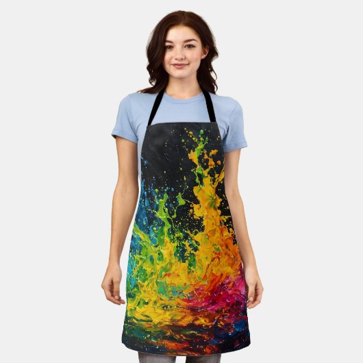 Tablier Paint coloré (Porté)