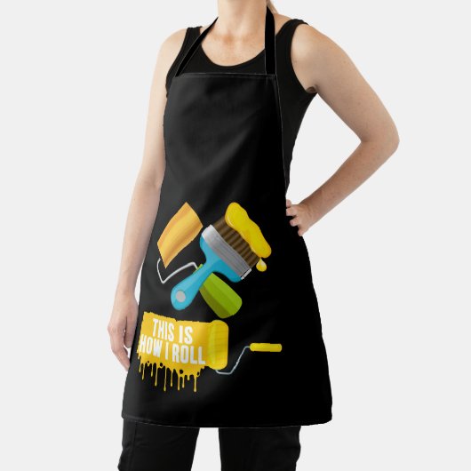 Tablier Paint Roller & Brush This is How I Roll (Insitu)