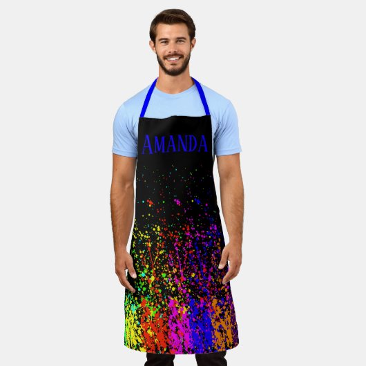 Tablier Paint Splatter (Porté)