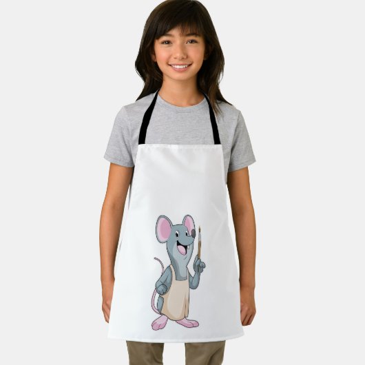 Tablier Painter with Paint brush (Insitu)