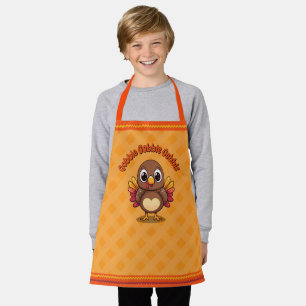 Tablier Paire de Thanksgiving Gobble Gobble Gobble
