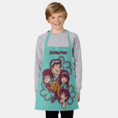 Tablier Paisely Flower Scooby-Doo et le Gang (Porté)