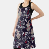 Tablier Paisley indien traditionnel, motif sans soudure. (Insitu)