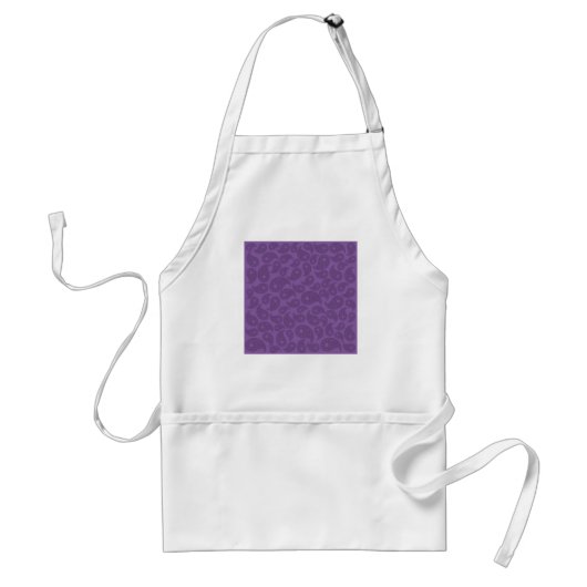 Tablier Paisley pourpre foncé (Devant)