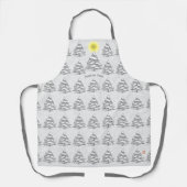 Tablier Paix À feuillage persistant neige sur Terre Apron (Recto)