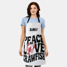 Paix Amour et Écrevisses Nom Cajun