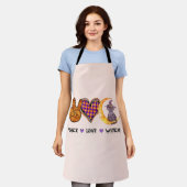 Tablier Paix, Amour, Sorcière (Porté)