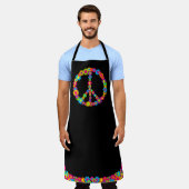 Tablier Paix de l'énergie des fleurs (Porté)