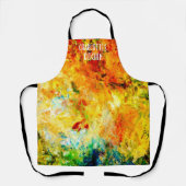 Tablier Palette Artiste Colorée (Recto)