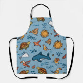 Tablier Palm Coast All-Over Print Apron Gift (Recto)