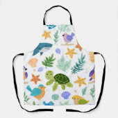 Tablier Palm & Sand All-Over Print Apron Gift (Recto)