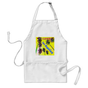 Tablier "Palm Sky : I LOVE Los Angeles 2" Apron