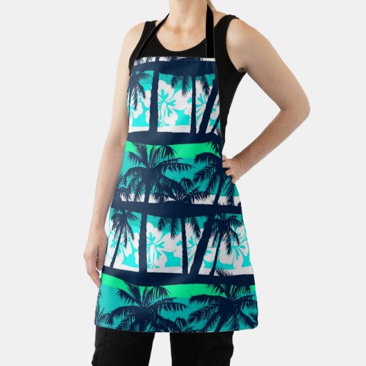 Tablier Palm tree pattern (Insitu)