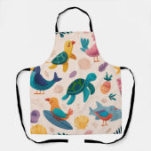 Tablier Palm Vibes All-Over Print Apron Gift (Recto)