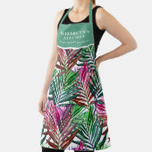 Tablier Palmes d'été de la plage tropicale (Insitu)