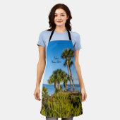 Tablier Palmiers Bayside Morning Apron (Porté)