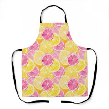 Pamplemousse rose et rideau de douche citron
