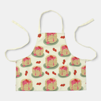 Tablier Pancakes mignons au sirop de fraise