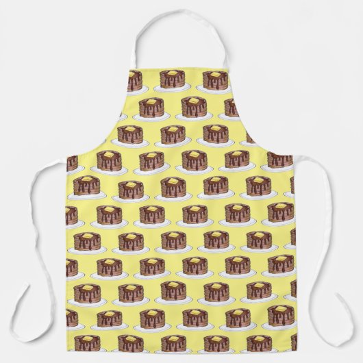 Tablier Pancakes Petit-déjeuner de sirop d'érable au beurr (Recto)